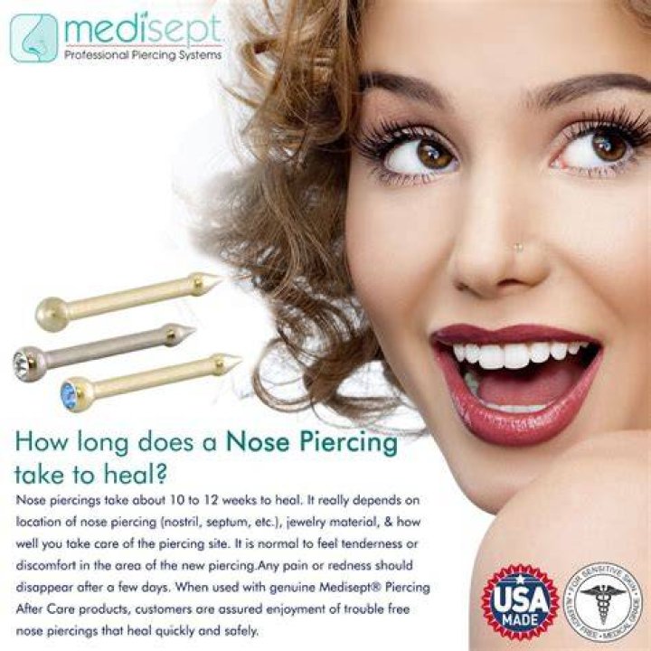 How can I make my nose piercing heal faster?