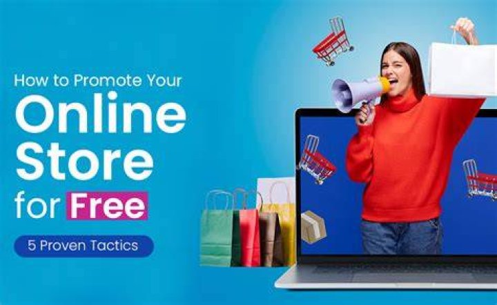 How can I promote my online store for free?