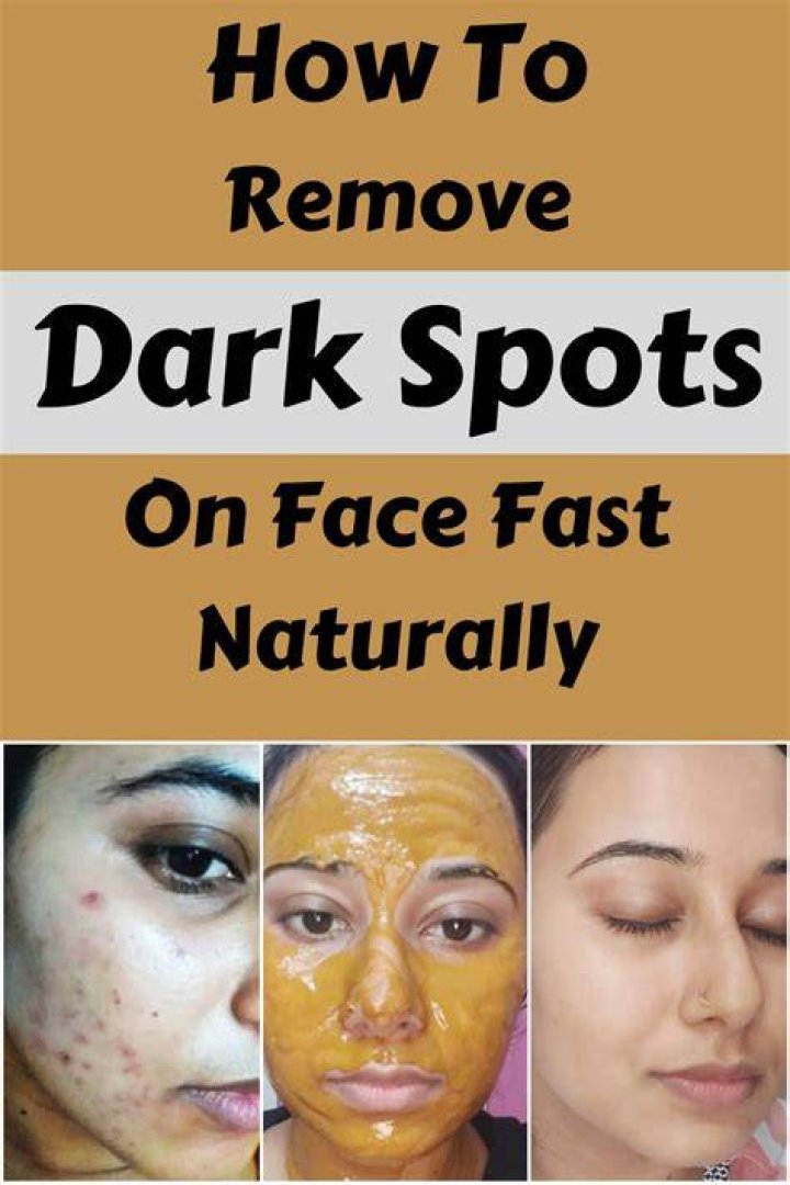 How can I remove dark spots and tan from my face?