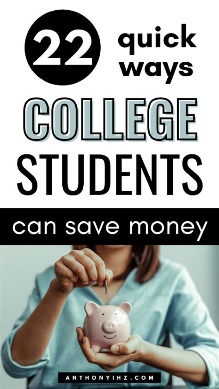 How can I save money for my future college?