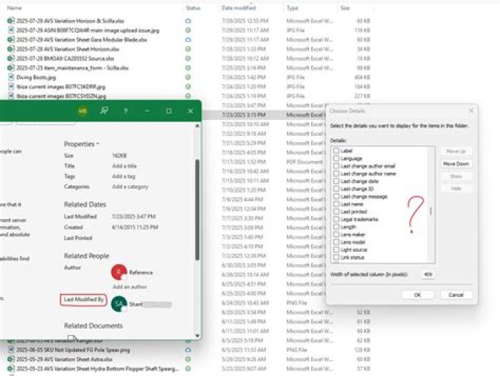 How can I see the last file I worked?