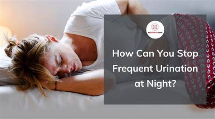 How can I stop needing to pee at night?