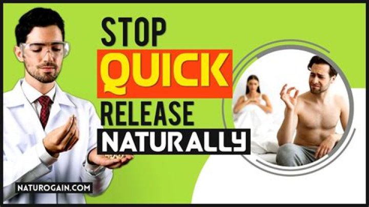 How can I stop quick release naturally?