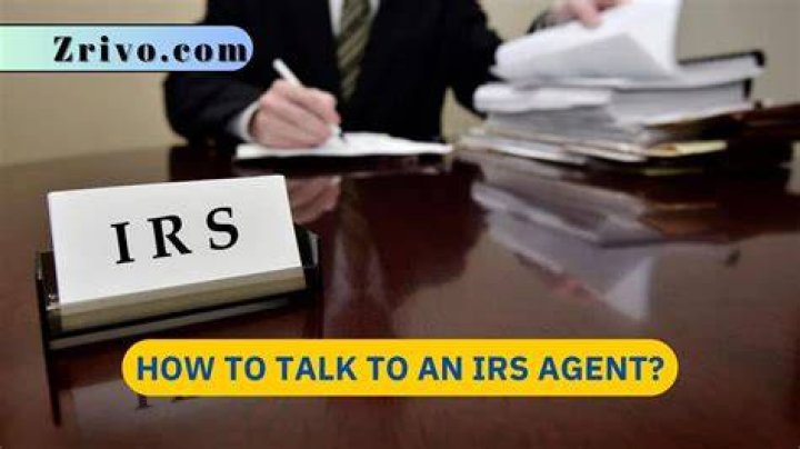 How can I talk to an IRS agent?