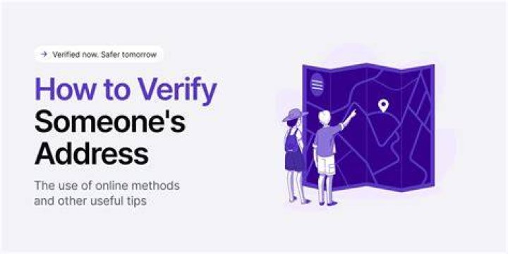 How can I verify someone's address?