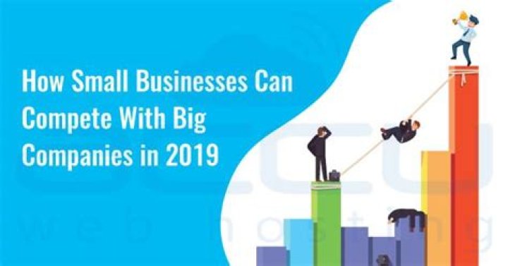 How can small businesses compete successfully with large businesses?