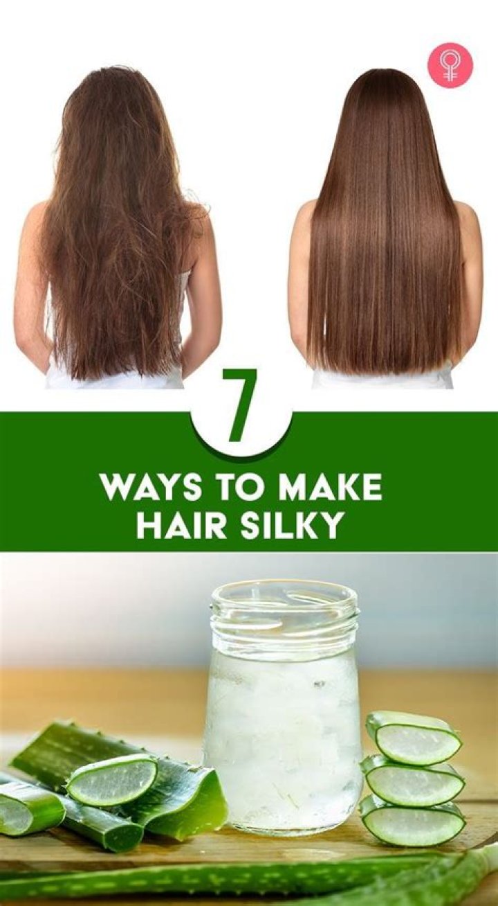 How can we make our hair silky?