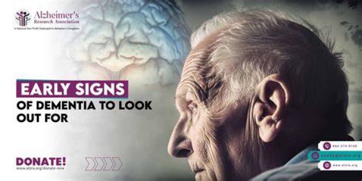 How can you tell if someone has early dementia?