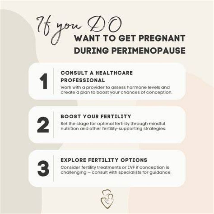 How can you tell if you are pregnant during perimenopause?