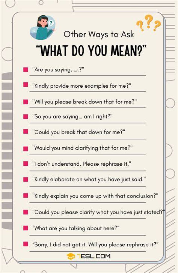 How could you means?