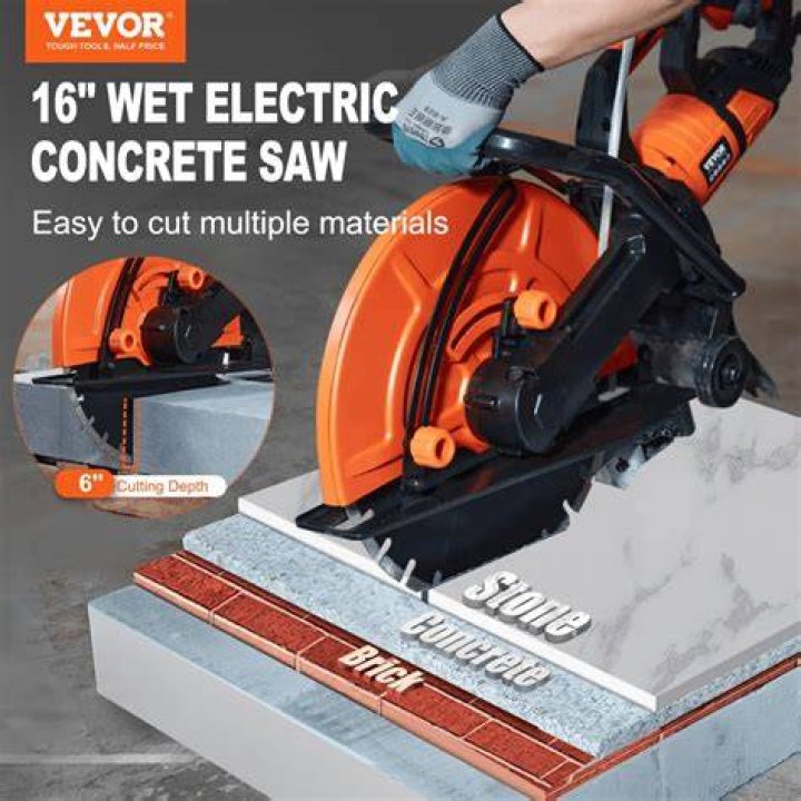 How deep can a concrete saw cut?