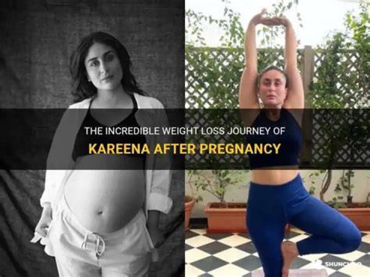 How Did Kareena lose her pregnancy weight?