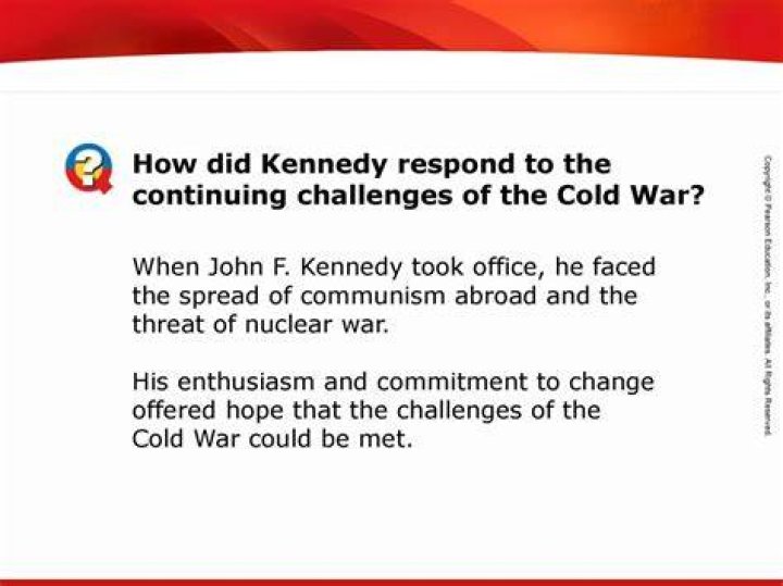 How did Kennedy respond to the Soviet threat?