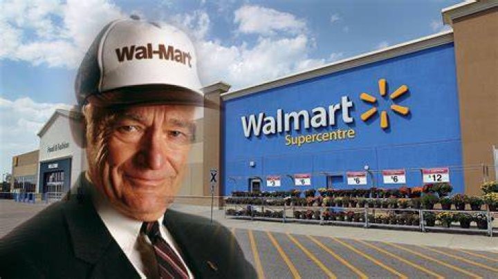 How did Sam Walton come up with Walmart?