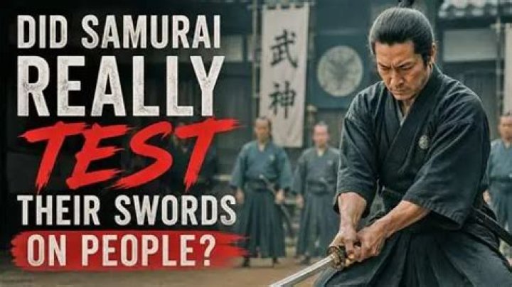 How did samurai clean blood from their swords?