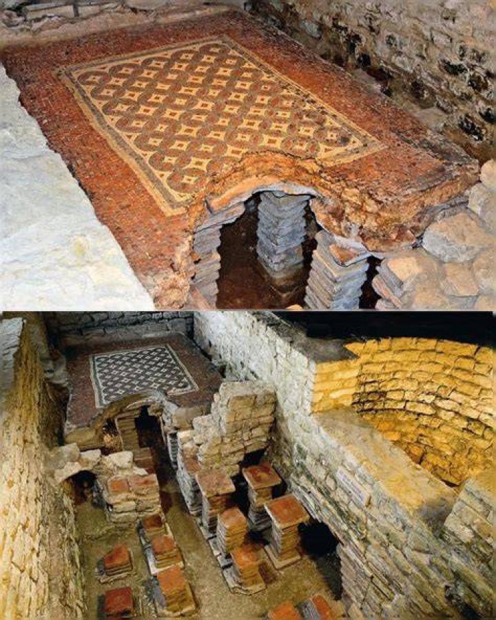 How did the Romans keep their houses warm?