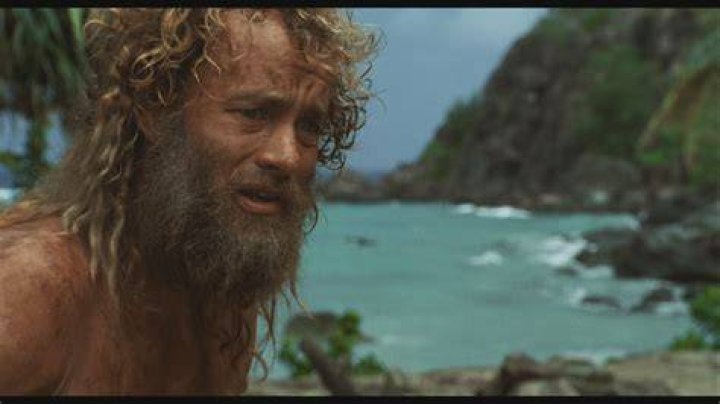 How did Tom Hanks character end up on the island in Cast Away?