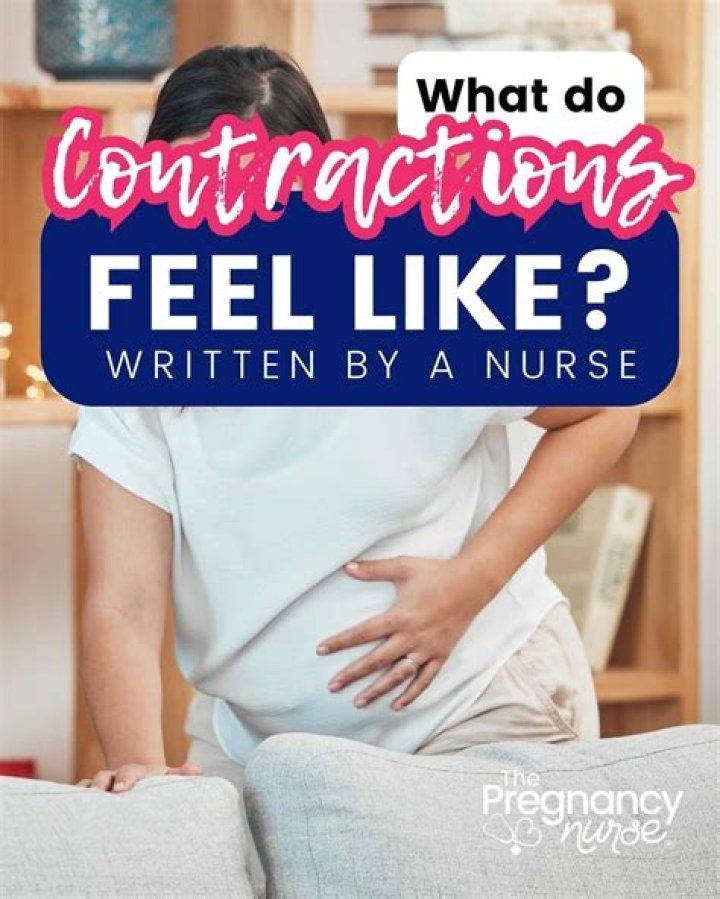 How do contractions feel when they start?