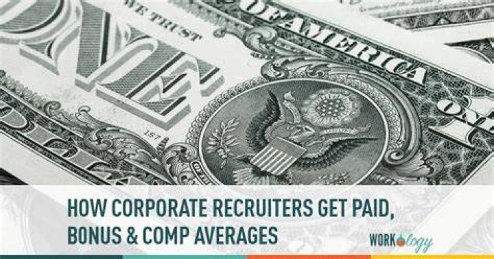 How do corporate recruiters get paid?