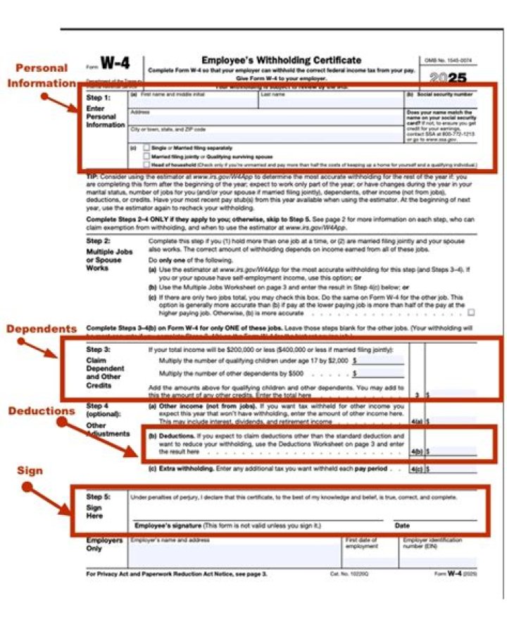 How do I adjust my w4 to take out less taxes?