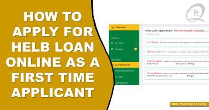 How do I apply for first helb application?