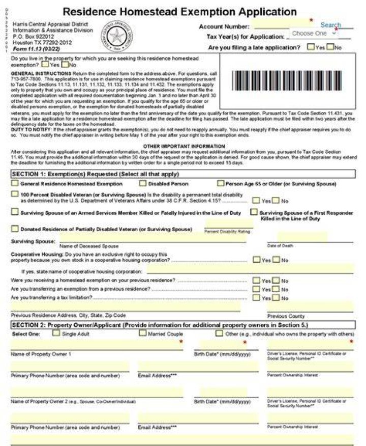 How do I apply for homestead exemption?