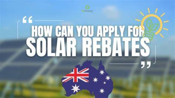 How do I apply for the solar rebate?