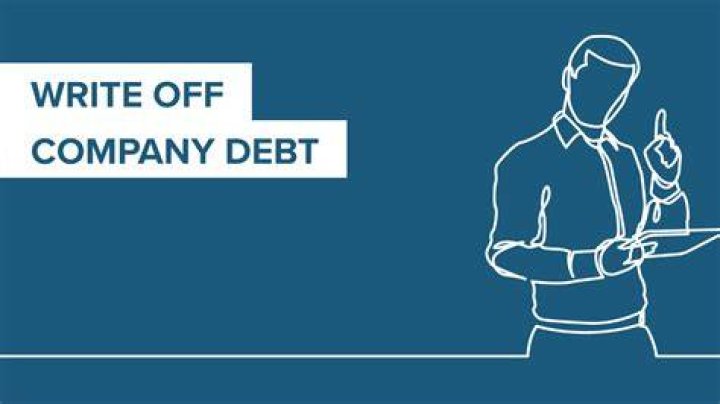 How do I ask a company to write off a debt?
