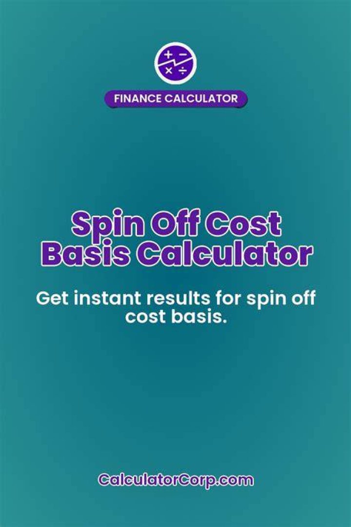 How do I calculate cost basis for a stock spin-off?