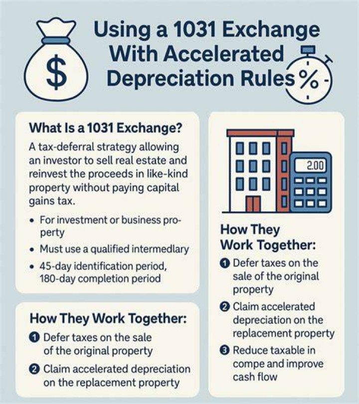 How do I calculate depreciation on a 1031 exchange?