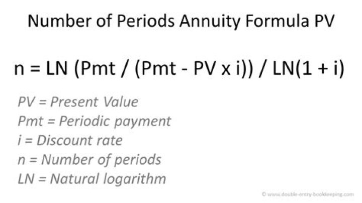 How do I calculate the number of periods?