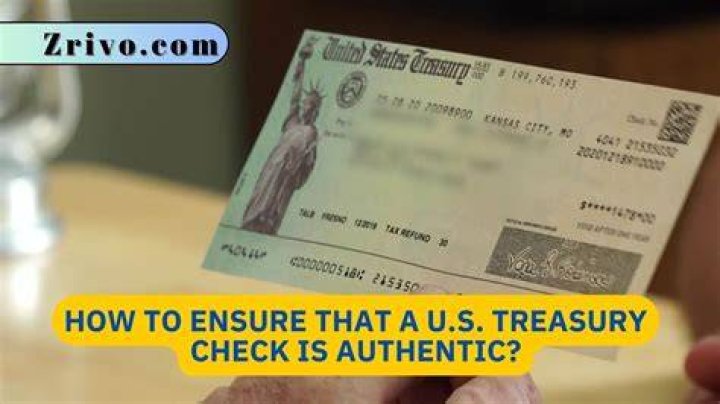 How do I cash a check from US Treasury?