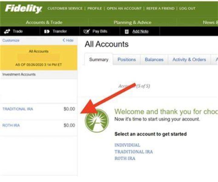 How do I change IRA accounts?