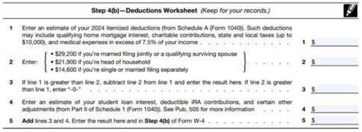 How do I change my deductions on my w4 for more money?
