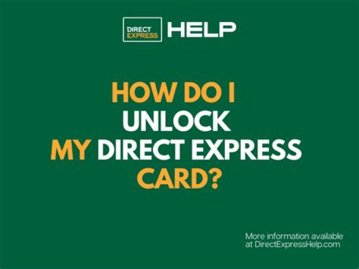 How do I change my information on Direct Express?