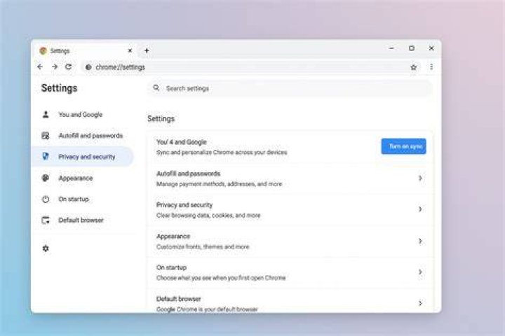 How do I change my security settings on Google Chrome?