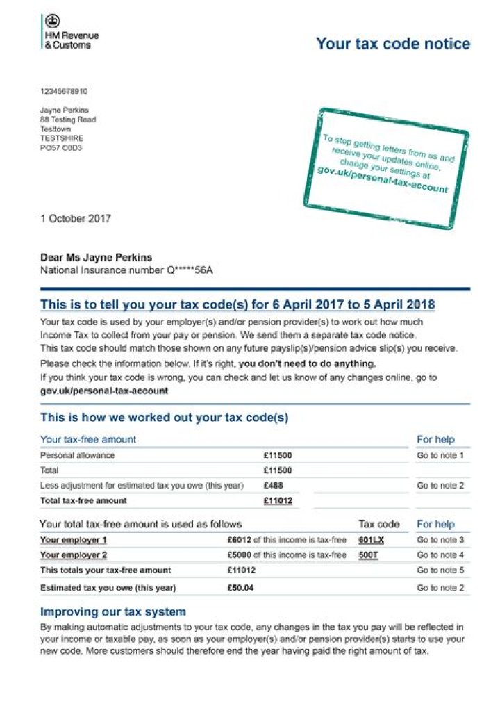 How do I check my tax notice?