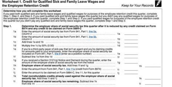 How do I claim employee retention credit on Form 941?