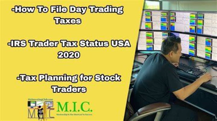 How do I claim tax status as a trader?