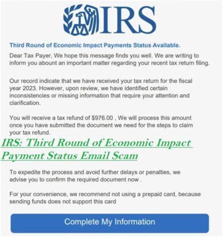 How do I contact the IRS about an economic payment?