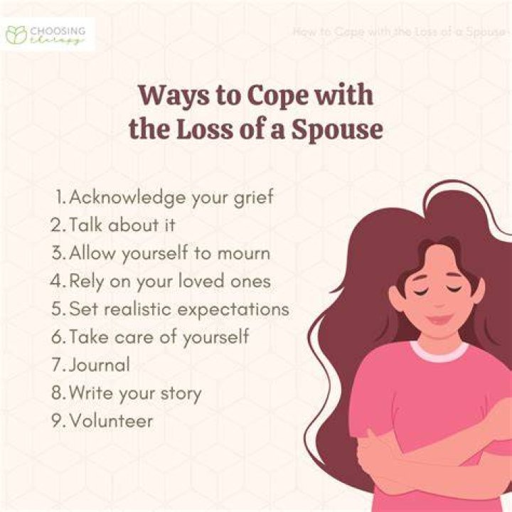 How do I cope with the death of my wife?
