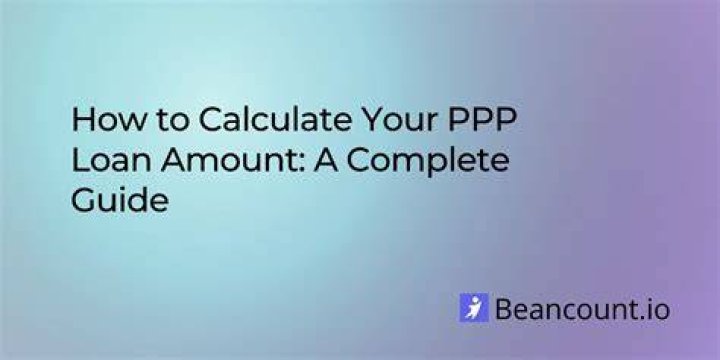 How do I determine PPP loan amount?