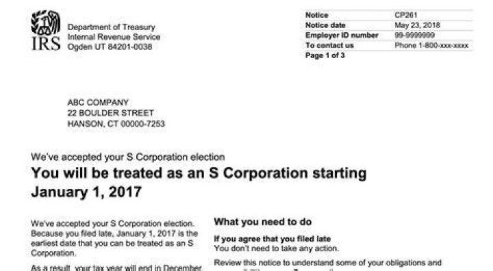 How do I dissolve an S Corp with the IRS?