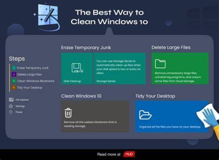 How do I do a deep clean on Windows 10?