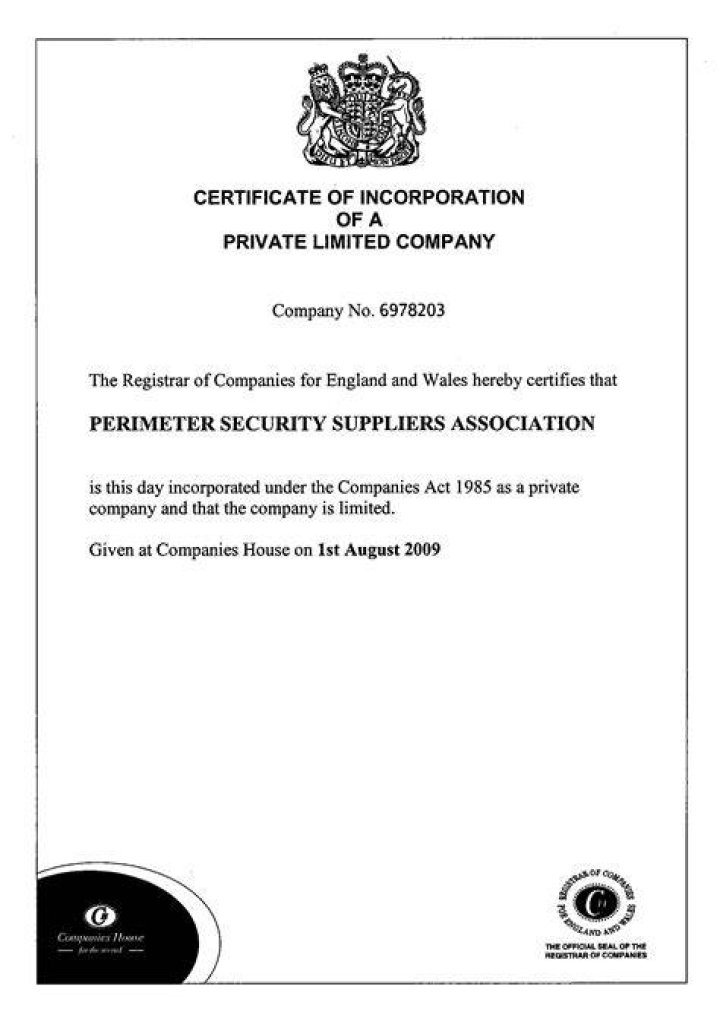 How do I download certificate of incorporation from Companies House?