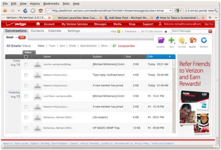 How do I email Verizon Wireless Corporate?