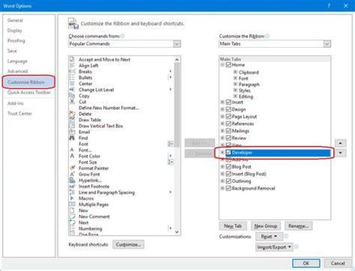 How do I enable content in Word?