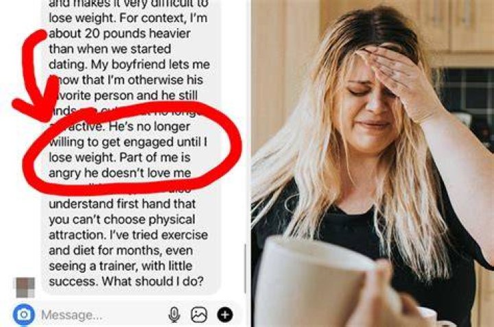 How do I encourage my boyfriend to lose weight?