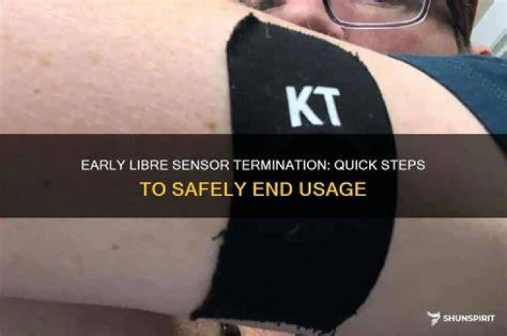 How do I end my Libre sensor early?