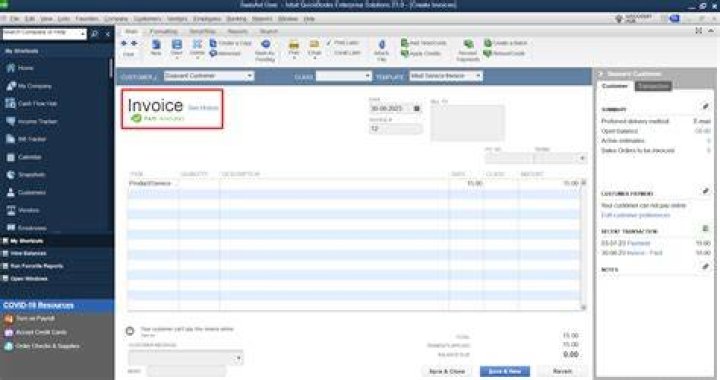 How do I enter cash sales in QuickBooks?
